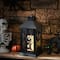16" Black Halloween Haunted House Lantern